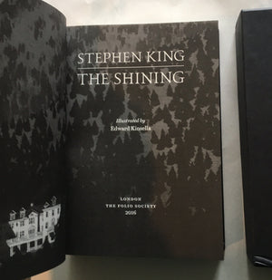 The Shining by Stephen King (Rare Folio Society Slipcased HC - dinged copy)