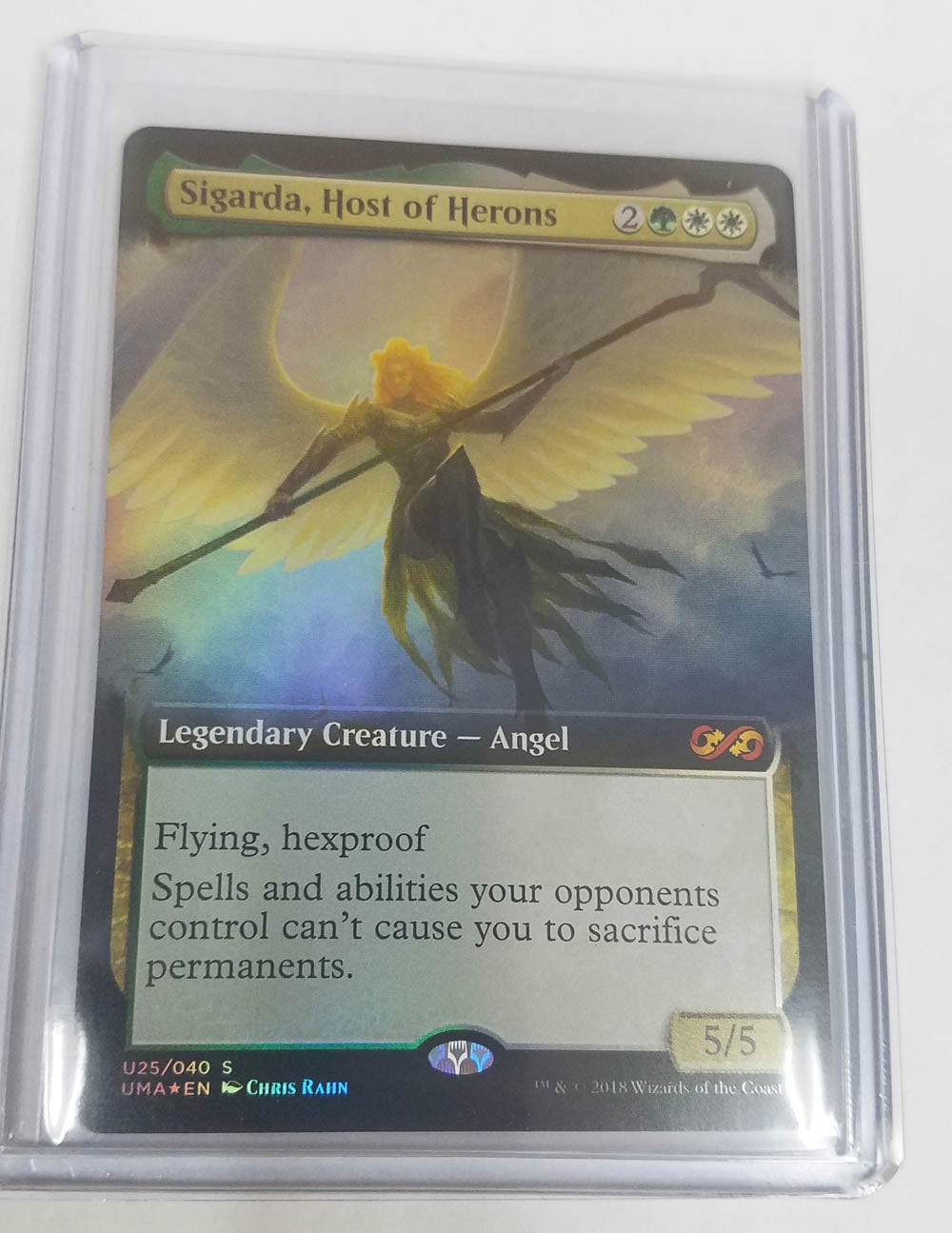 SIGARDA, HOST OF HERONS Foil Ultimate Masters Box Topper Magic MTG MINT CARD