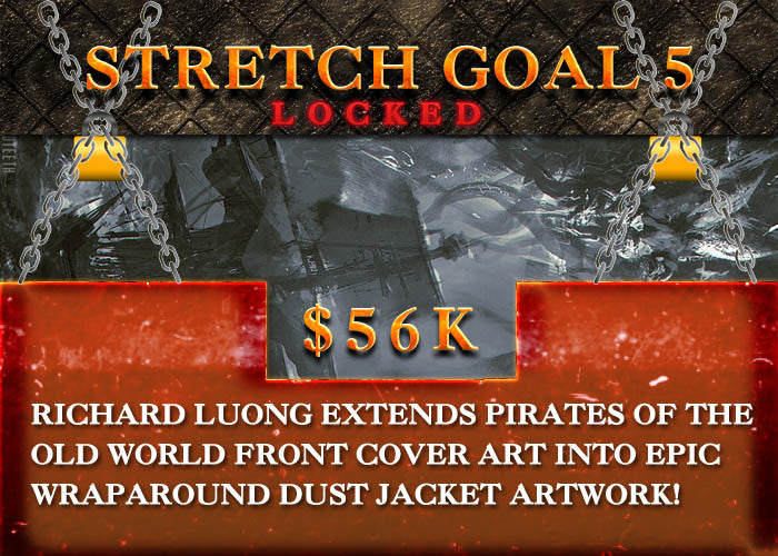 Kickstarter Stretch Goal 5 Revealed to Expand Pirates of the Old World Art Into Dust Jacket - Unlock By June 25th!