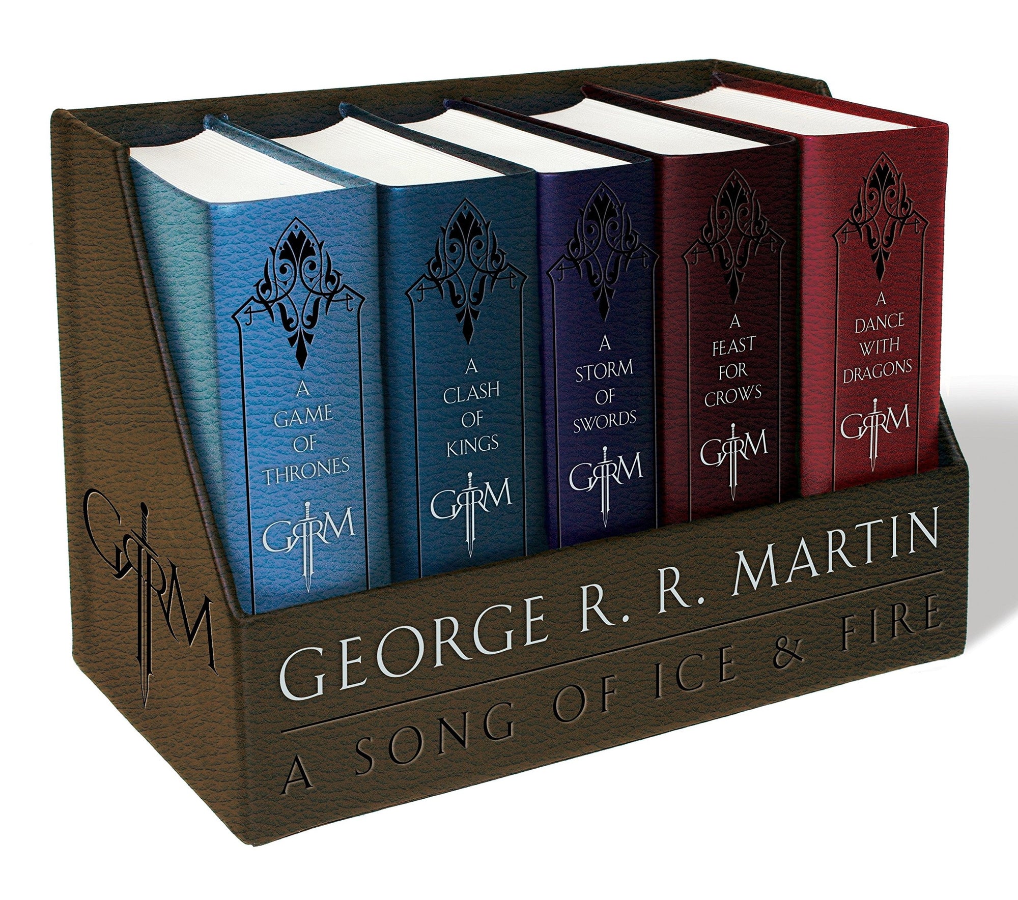A Game of Thrones by George R. R. Martin Leather-Bound Set (PREORDER)
