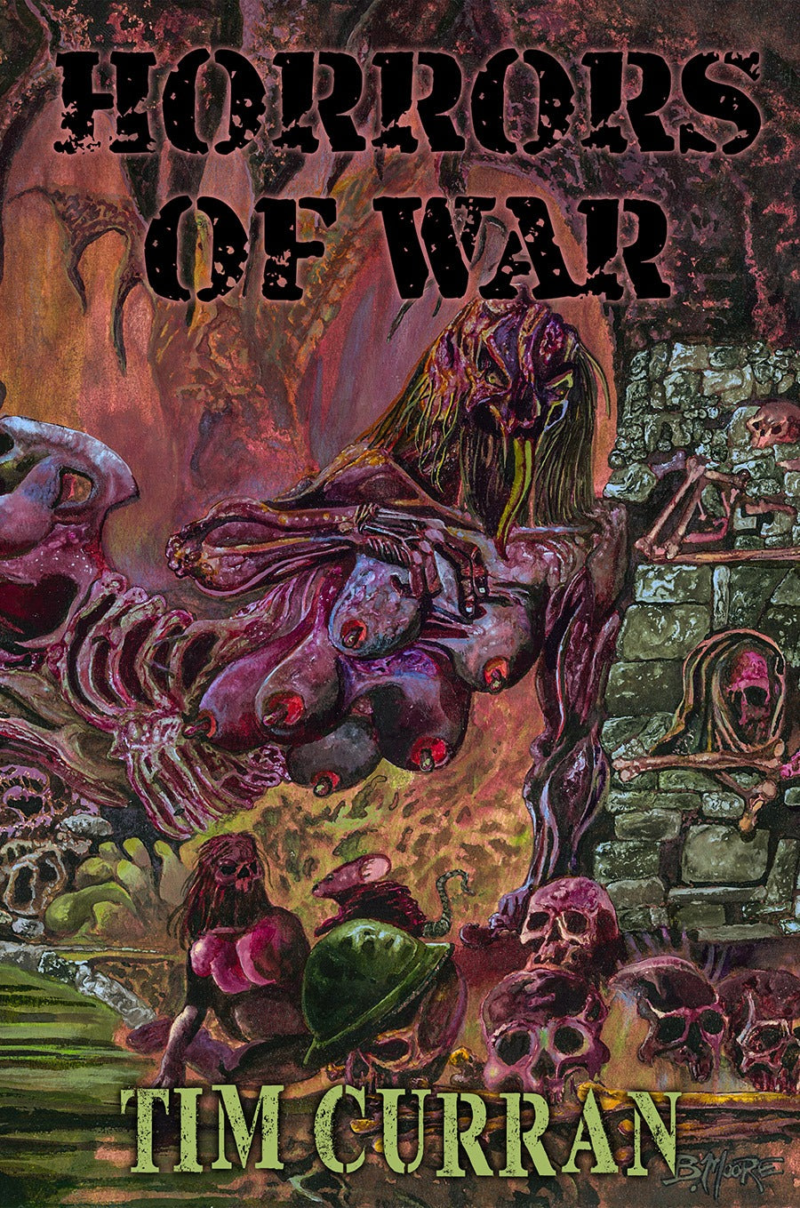 Horrors of War by Tim Curran Signed Numbered Limited Edition Hardcover
