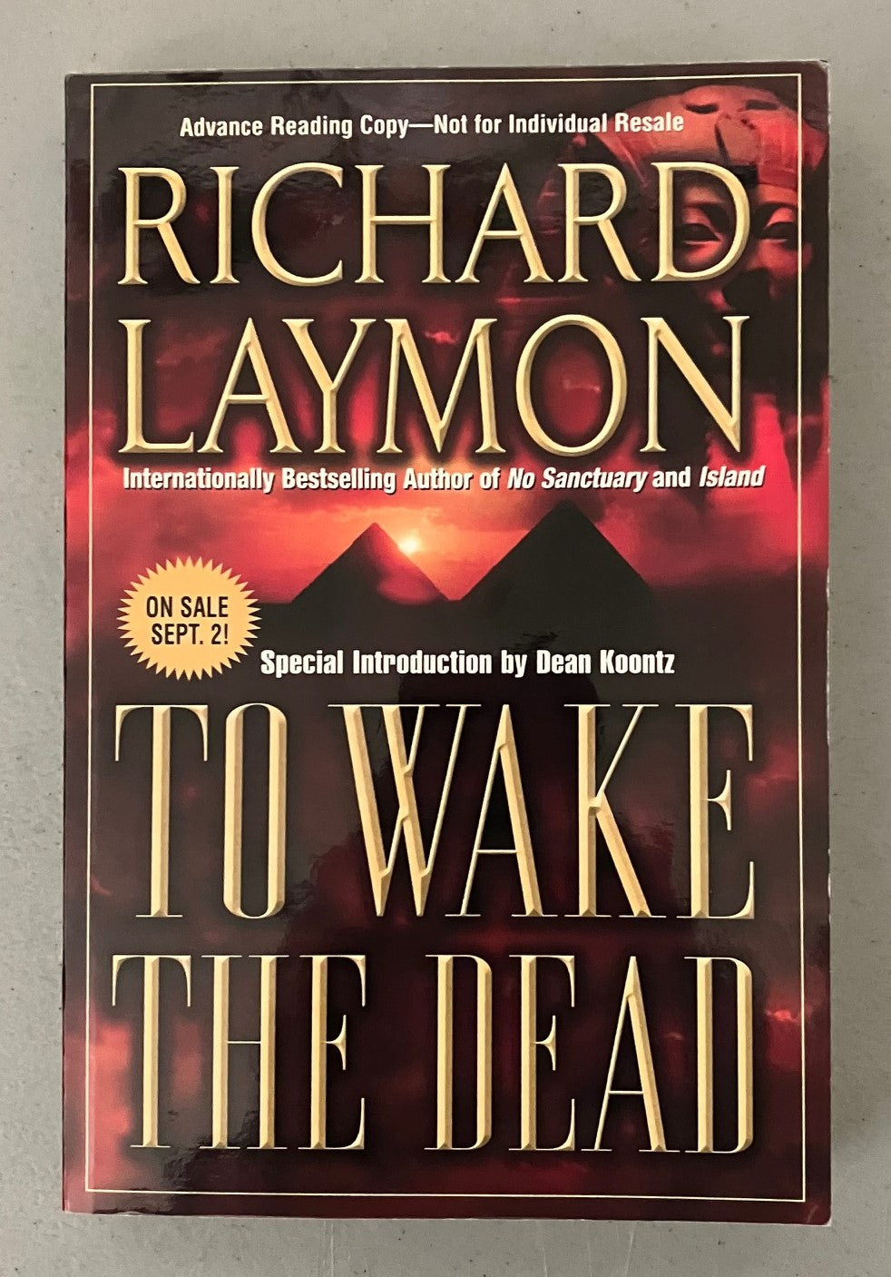 TO WAKE THE DEAD by Richard Laymon (Rare ARC/Proof - Leisure)