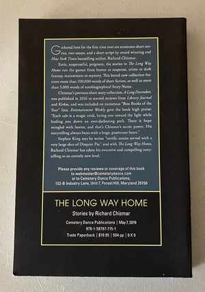 THE LONG WAY HOME by Richard Chizmar (Rare ARC/Proof - Cemetery Dance)