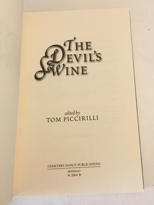 The Devil's Wine (Limited Edition HC - Cemetery Dance - Stephen King, Bradbury, Straub, Ketchum, etc.)