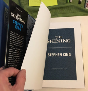 The Shining by Stephen King (Limited Edition Gift HC with Slipcase - Subterranean Press)