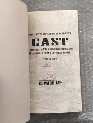 Gast by Edward Lee (Rare Signed/Limited HC - Camelot Books)