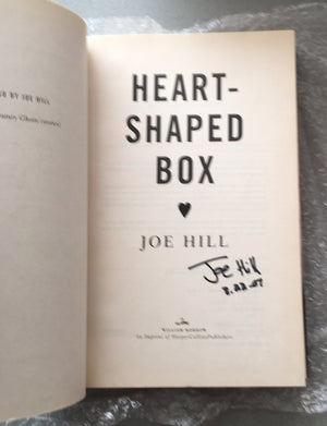 Heart Shaped Box by Joe Hill Signed First Edition Trade Hardcover