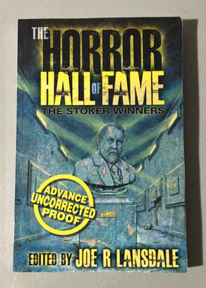 The Horror Hall Of Fame - Edited by Joe Lansdale (Rare CD ARC/Proof - Ketchum, Ellison, Bloch)
