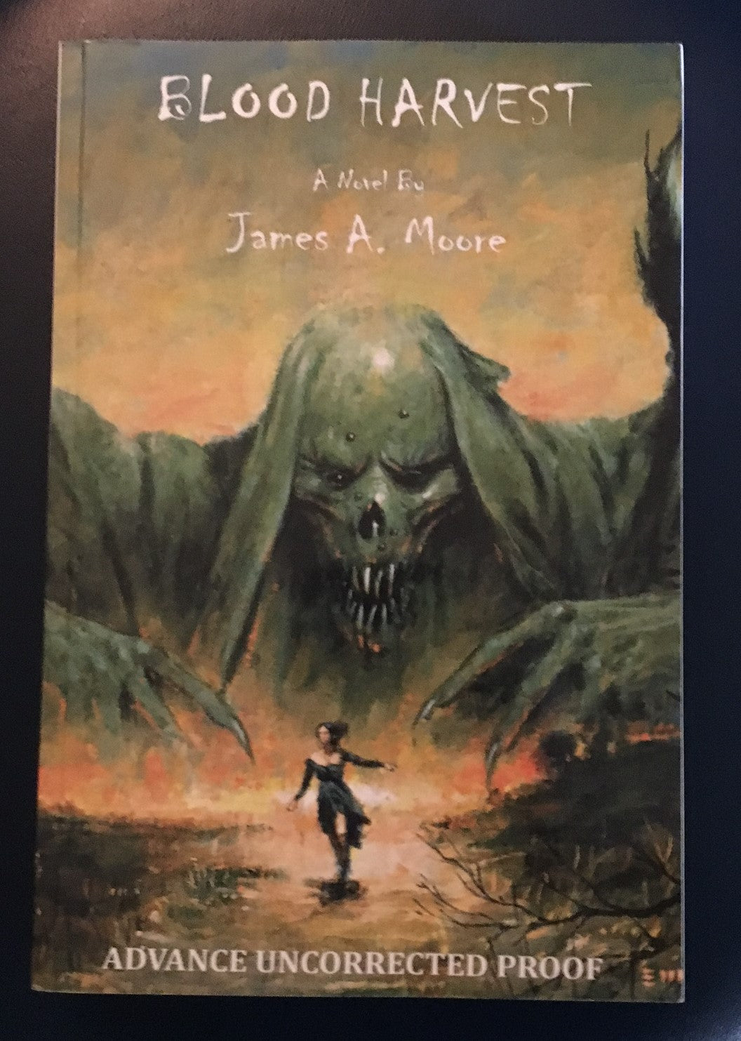 Blood Harvest by James A. Moore (Rare Earthling Publications ARC/Proof)