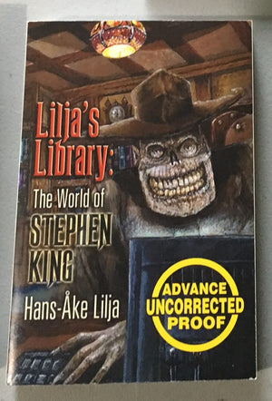 LILJA'S LIBRARY: THE WORLD OF STEPHEN KING (Rare ARC/Proof - Cemetery Dance)