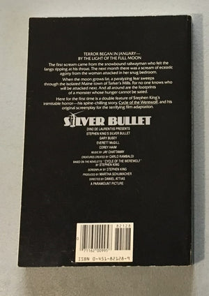 SILVER BULLET by Stephen King (Rare Movie Tie-In PB - Bernie Wrightson Art)