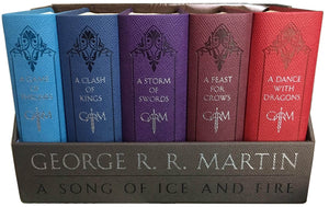 A Game of Thrones by George R. R. Martin Leather-Bound Set (PREORDER)