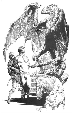 AT THE EARTH'S CORE by Edgar Rice Burroughs - The Letterpress PC Edition with Frank Frazetta Plate (PREORDER)