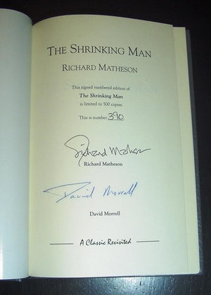 The Shrinking Man by Richard Matheson (Signed Limited Edition - Gauntlet Press)